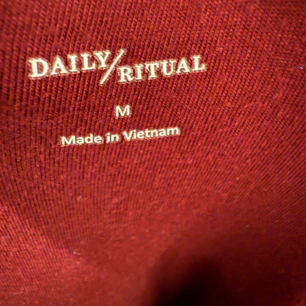 Daily Ritual Red Ruched Maxi Sundress - Picture 2 of 6